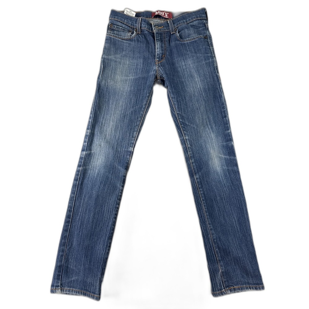 Levi's Skinny Jeans 27X27 Blue Distressed Faded Stretch Denim Mid Rise